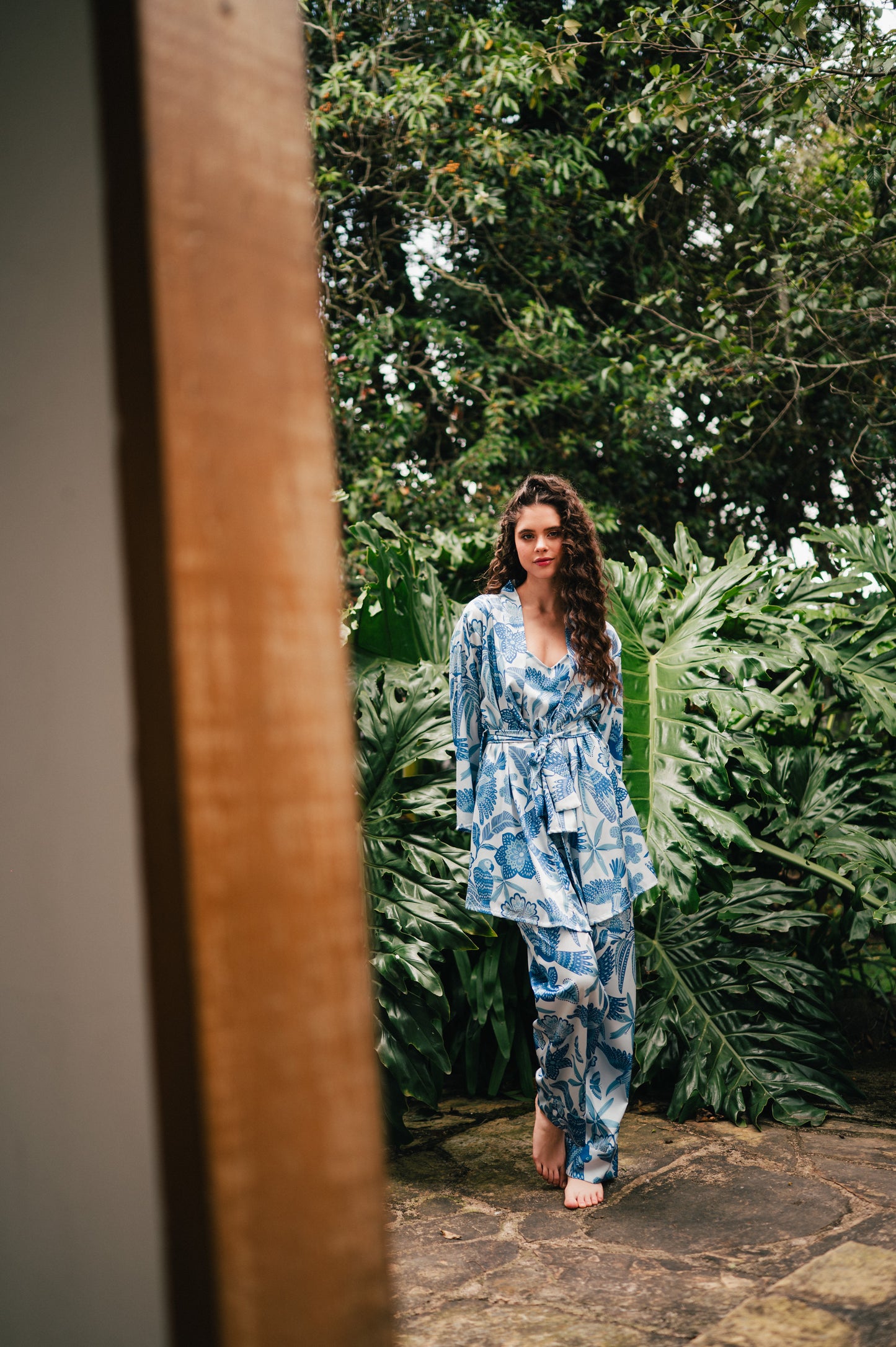 Amazonas Celeste - Tres Piezas levantadora, Tiritas y Pantalon