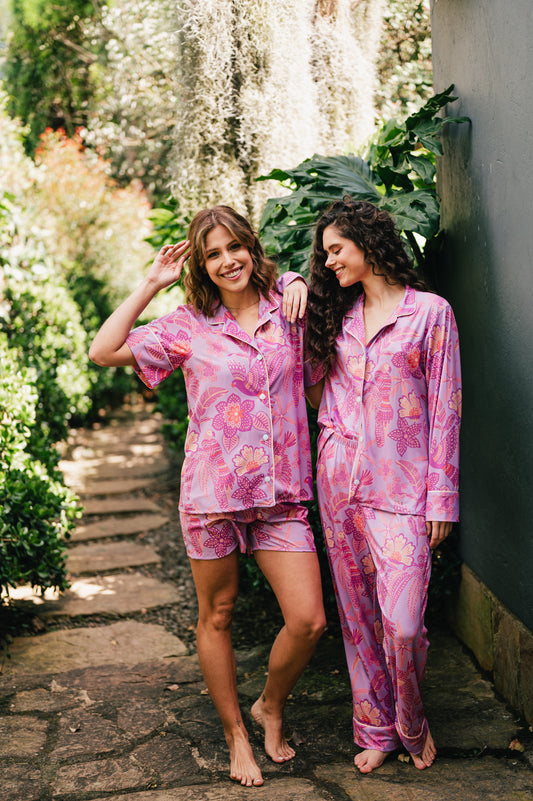 Amazonas Lila - Camisa Manga Larga y Pantalon