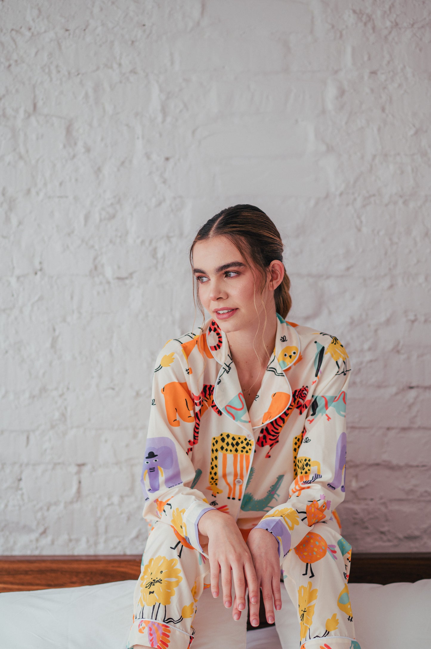 Animales de la Selva - Camisa Manga Larga y Pantalon