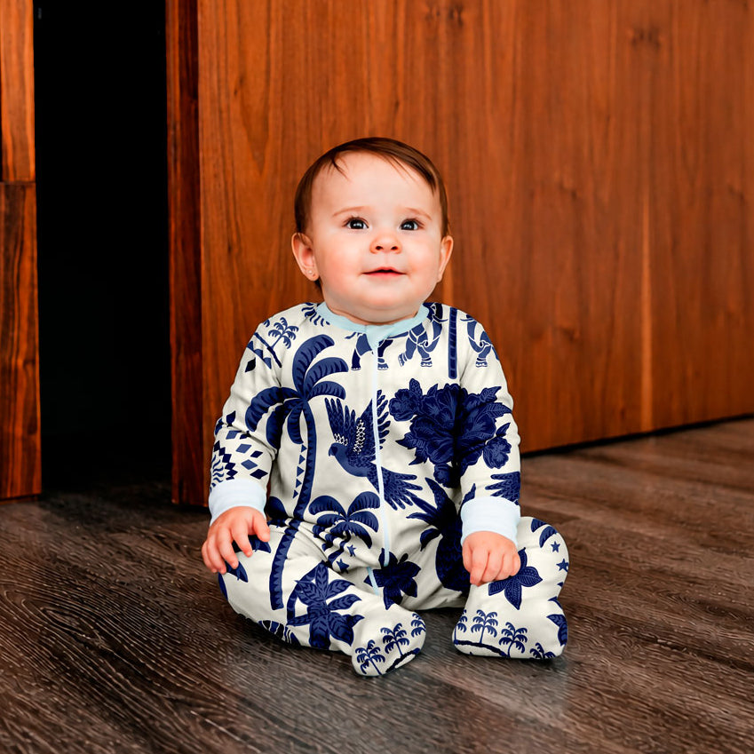 Bali Azul - Enterizo de Bebe READY TO SHIP