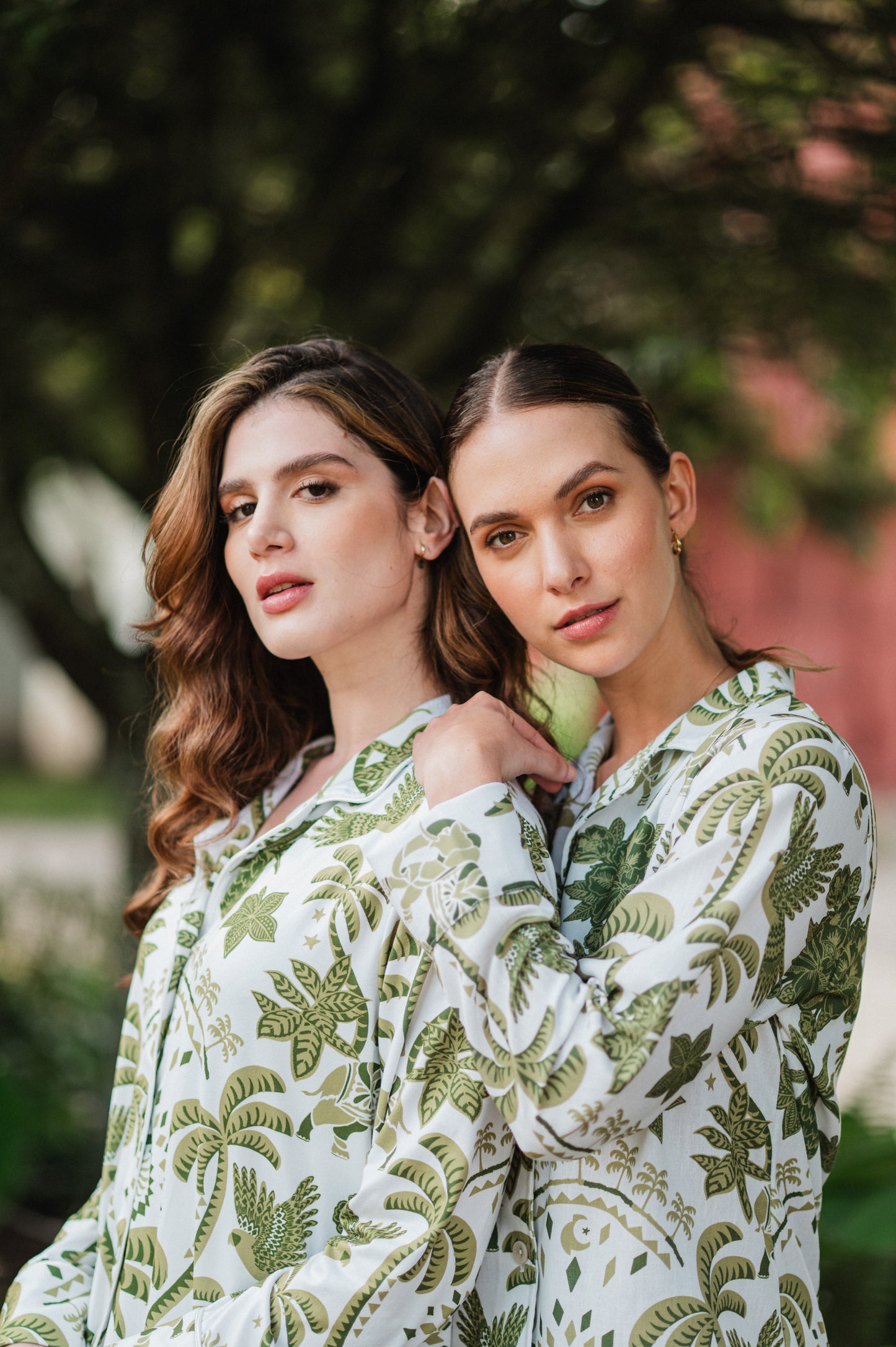 Bali Verde - Camisa Manga Larga y Pantalon