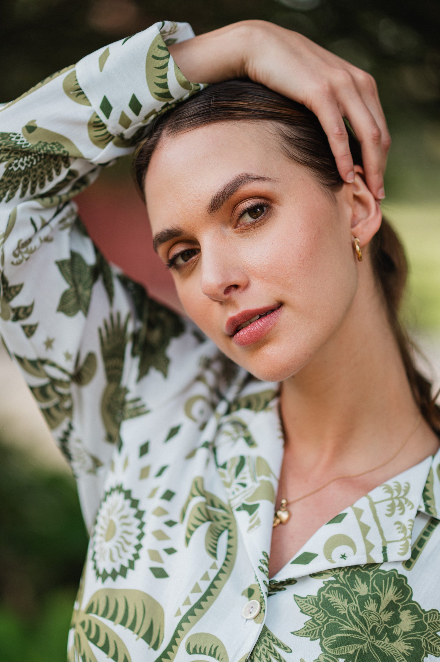 Bali Verde - Camisa Manga Larga y Pantalon