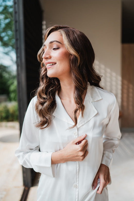 Blanca Milano - Camisa Manga Larga y Pantalon Sin Vivos