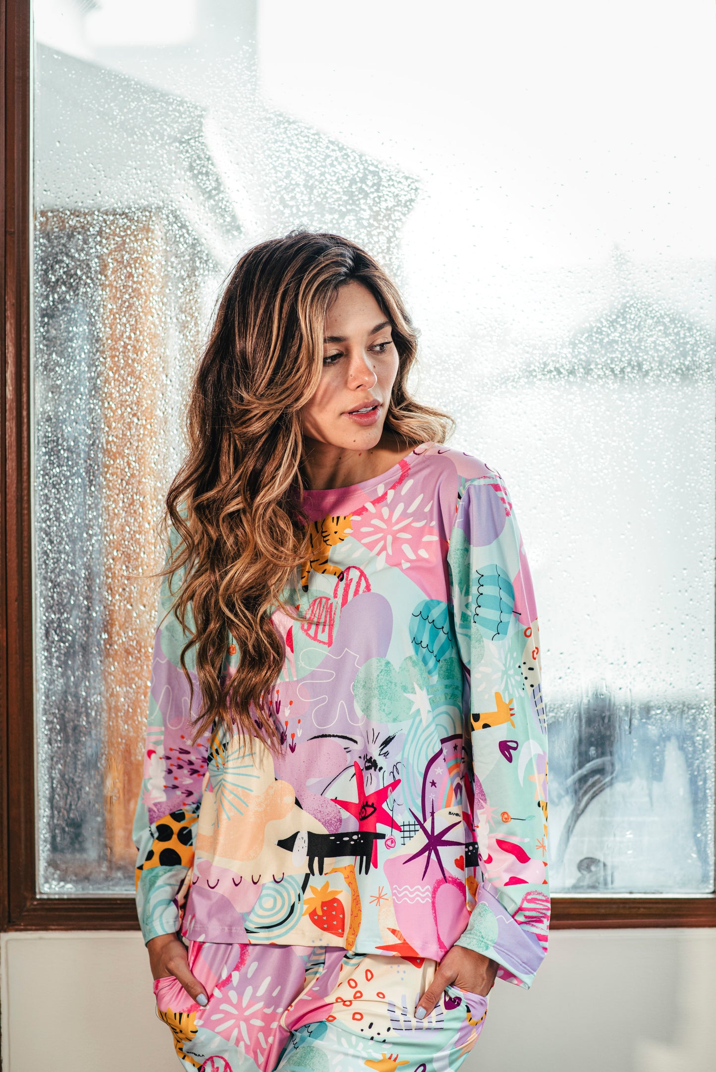 Fantasia - Buso Cuello Redondo Y Pantalon Jogger