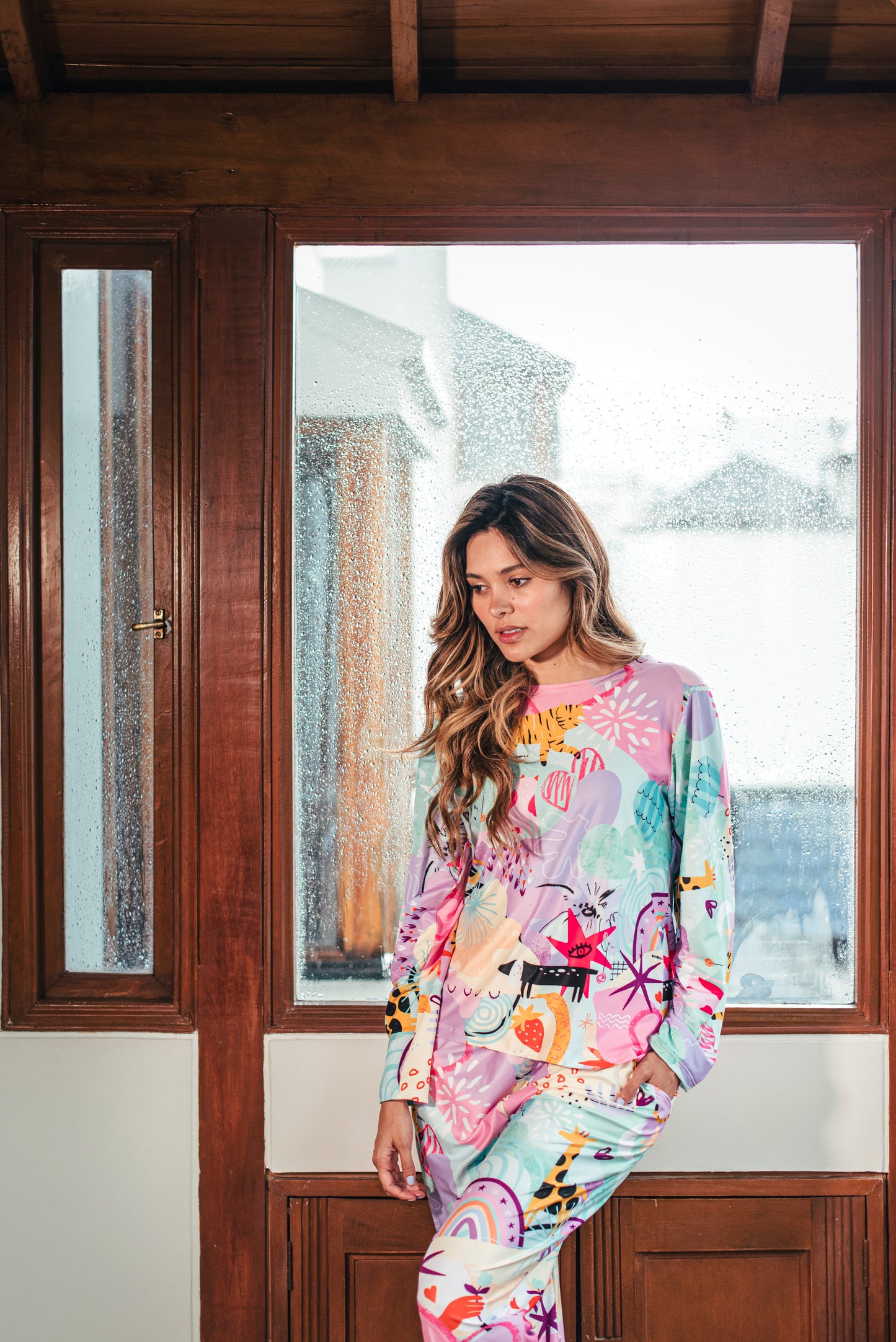 Fantasia - Buso Cuello Redondo Y Pantalon Jogger