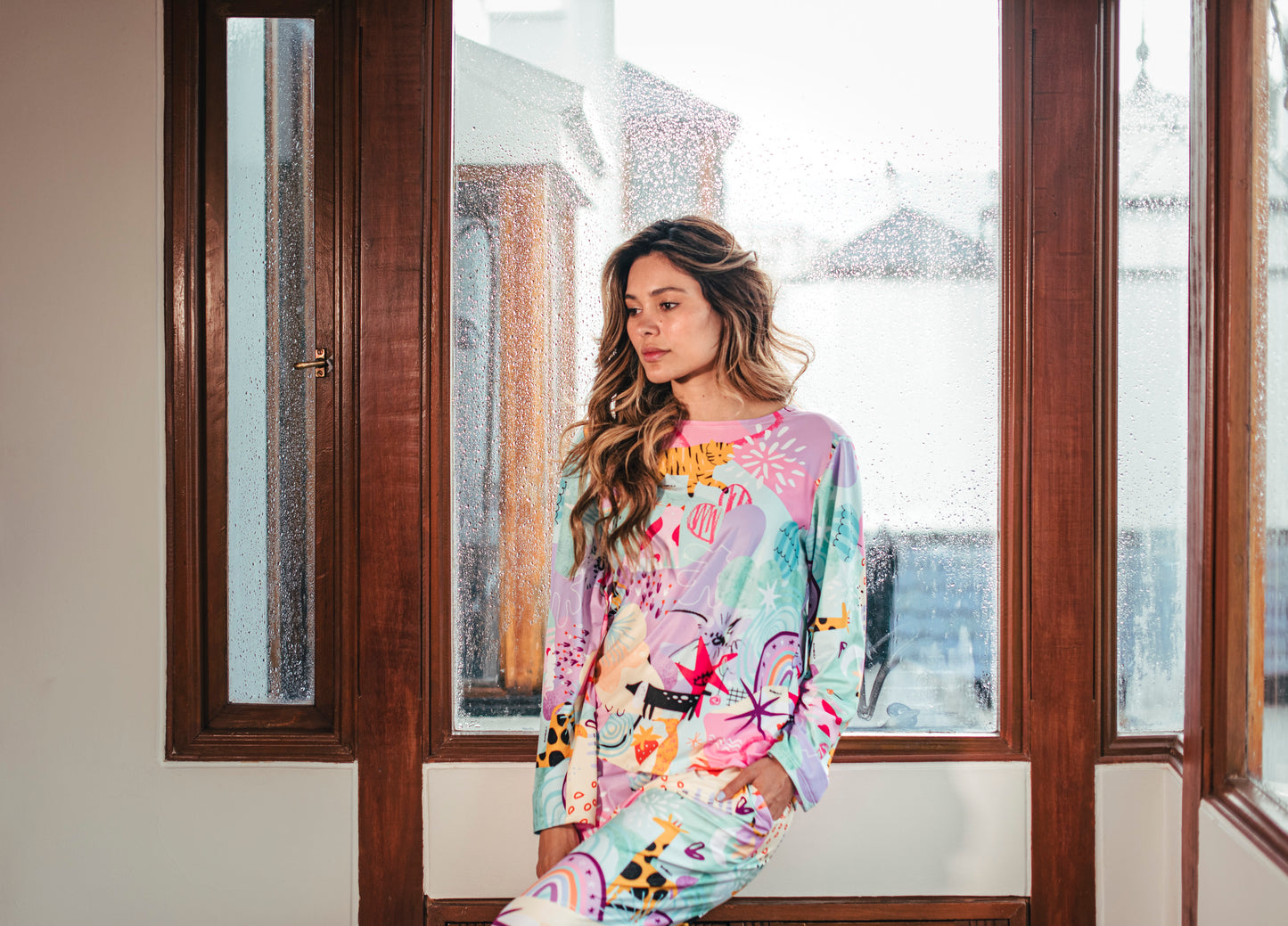 Fantasia - Buso Cuello Redondo Y Pantalon Jogger