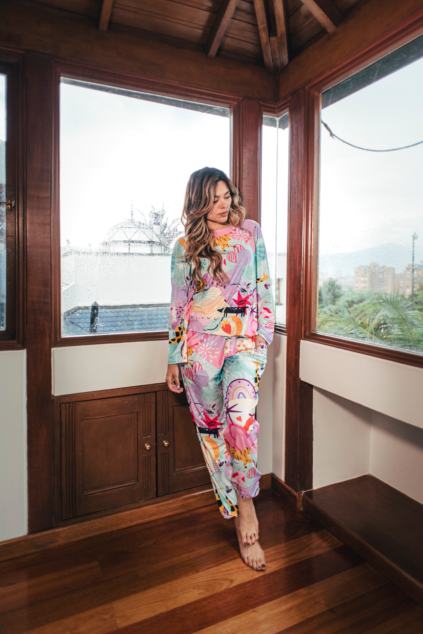 Fantasia - Buso Cuello Redondo Y Pantalon Jogger