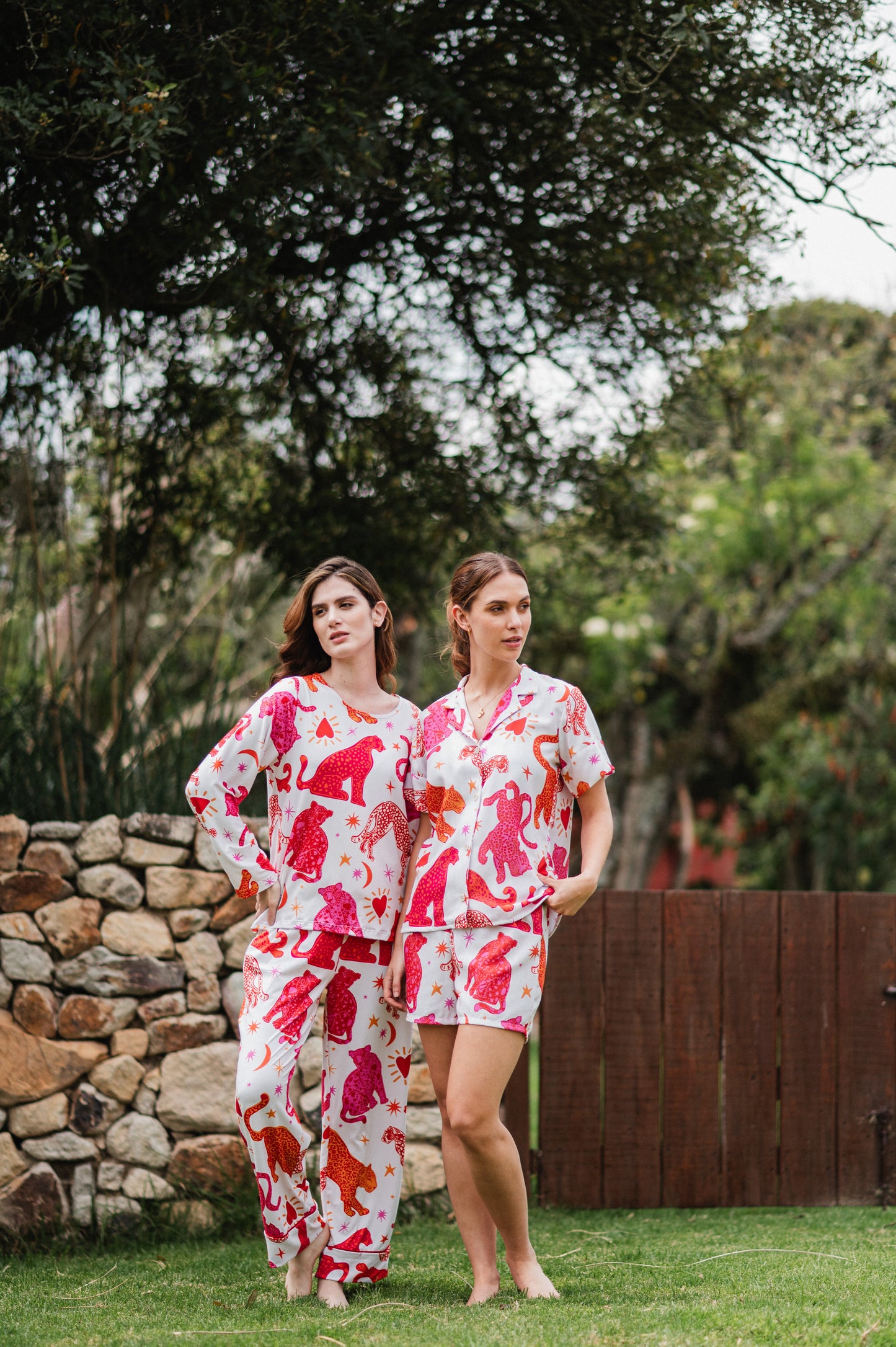 Fantasia Felina Blanco - Camisa Manga Corta y Short
