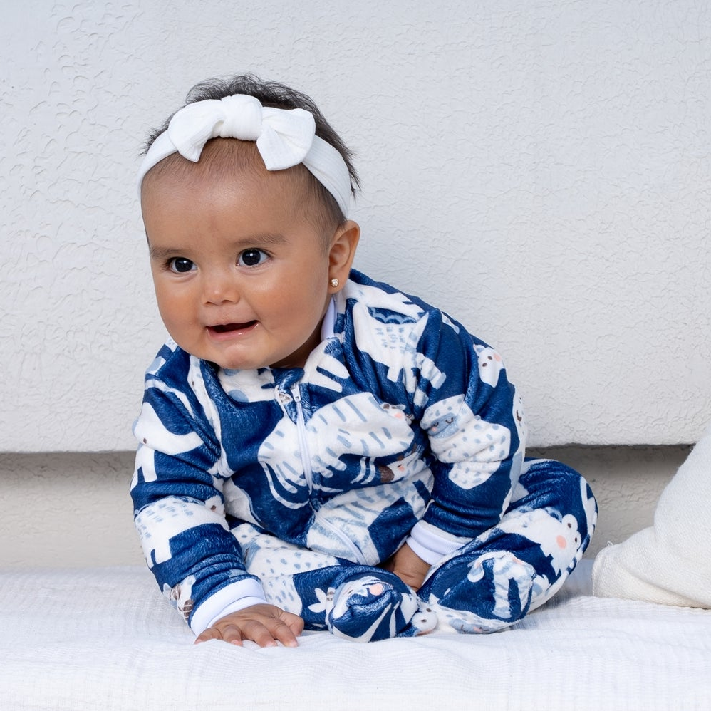 Jungle Animals Blue - Enterizo Bebe READY TO SHIP