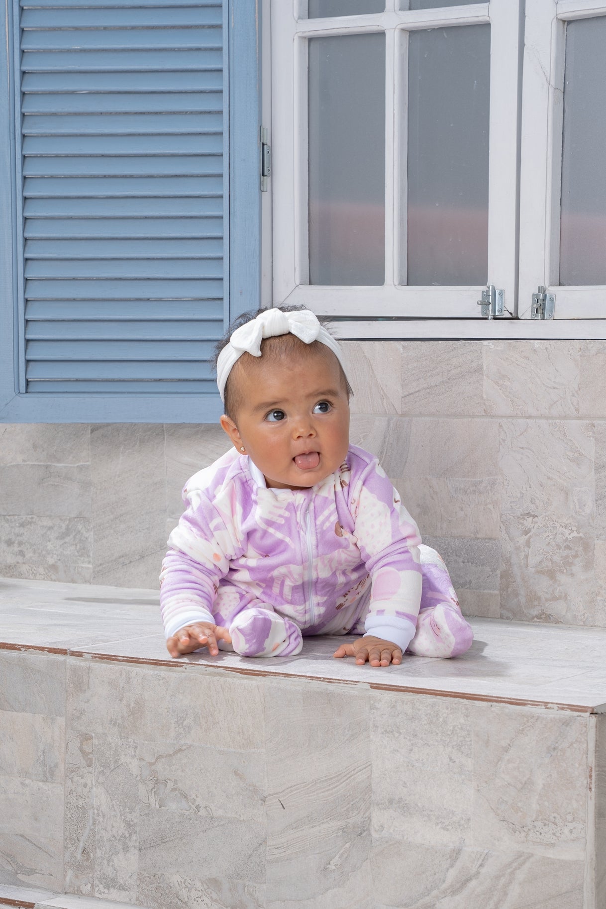 Jungle Animals Lilac - Enterizo Bebe READY TO SHIP
