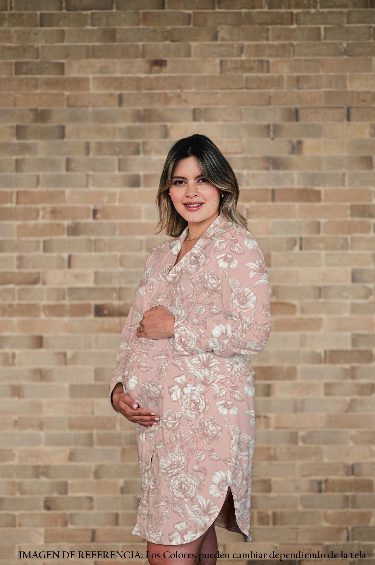 Lirios Palo Rosa | Camisón Maternidad Mujer Pijama Elegante y Cómoda