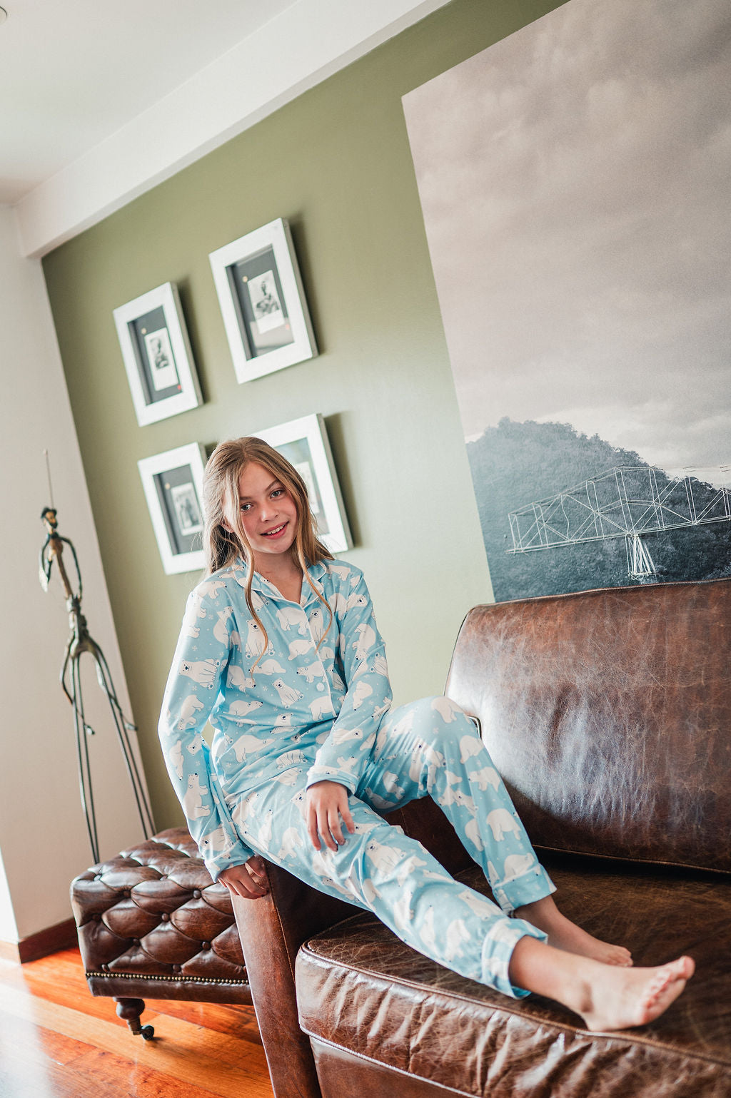 Oso Artico - KIDS Camisa Manga Larga y Pantalon