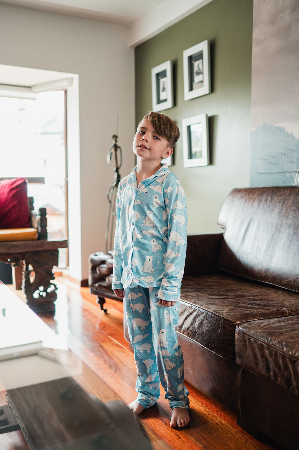 Oso Artico - KIDS Camisa Manga Larga y Pantalon
