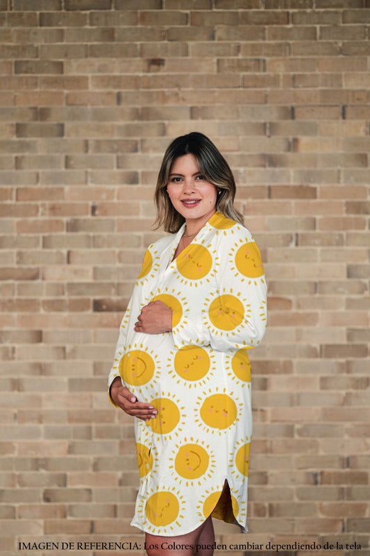Solecitos - Camison Manga Larga Maternidad
