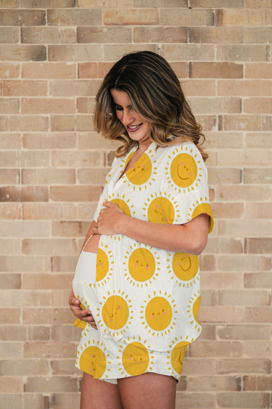 Solecitos - Camisa Manga Corta y Short Maternidad