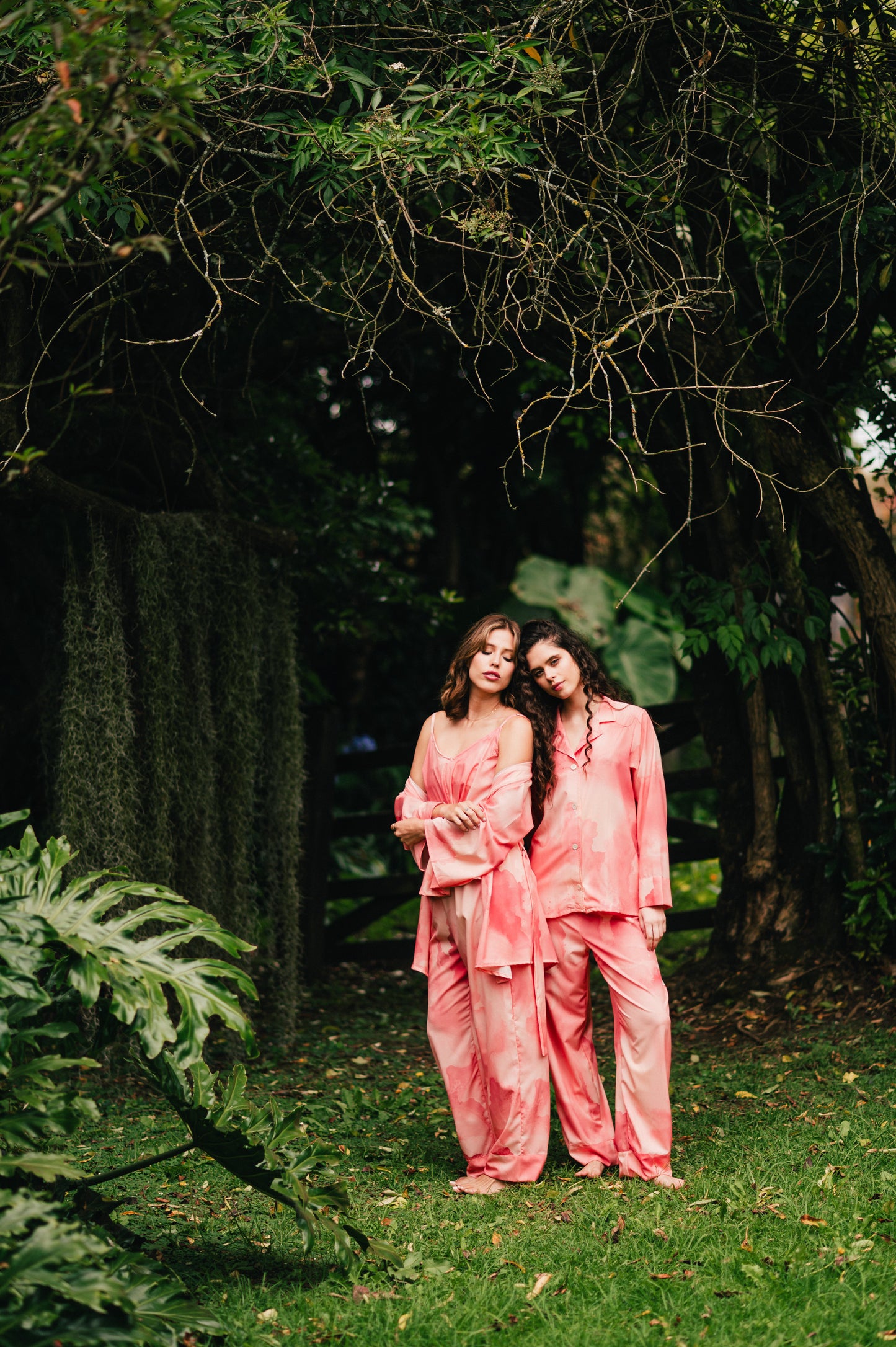 Salmon Sketch - Camisa Manga Larga y Pantalon
