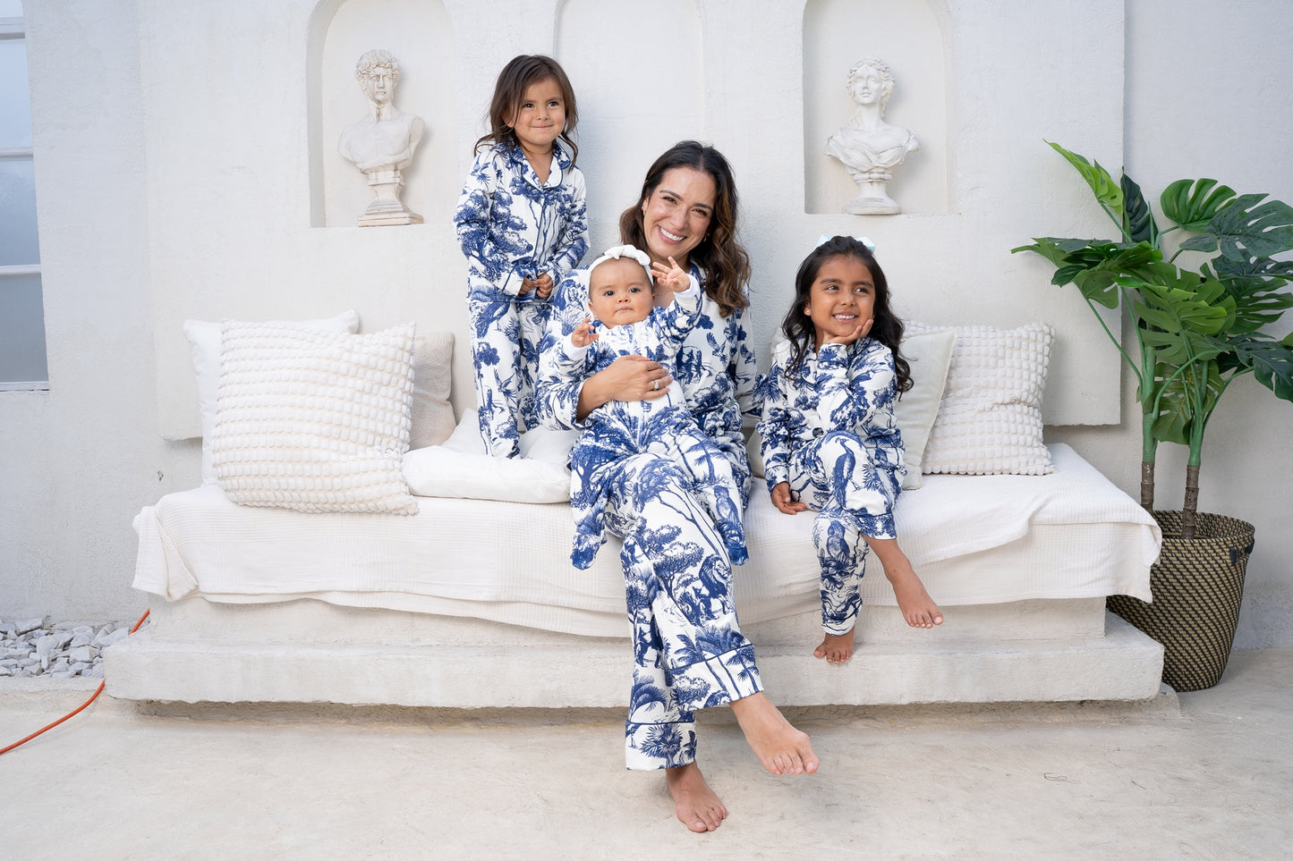 Selva Africana Azul - Kids: Camisa y Pantalon