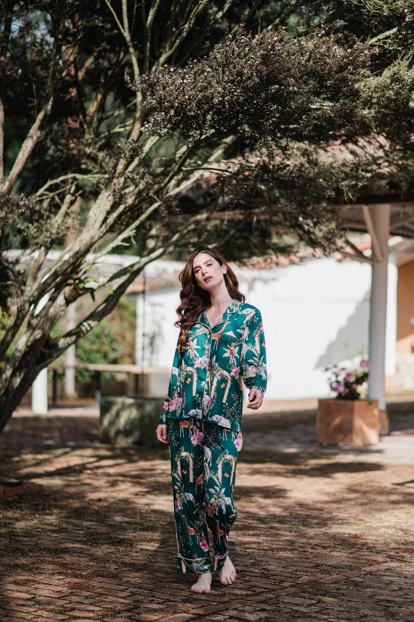 Selva Hindu Jade - Camisa Manga Larga y Pantalon