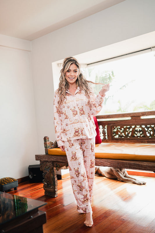 Teddy Pink - Mujer: Camisa y Pantalon