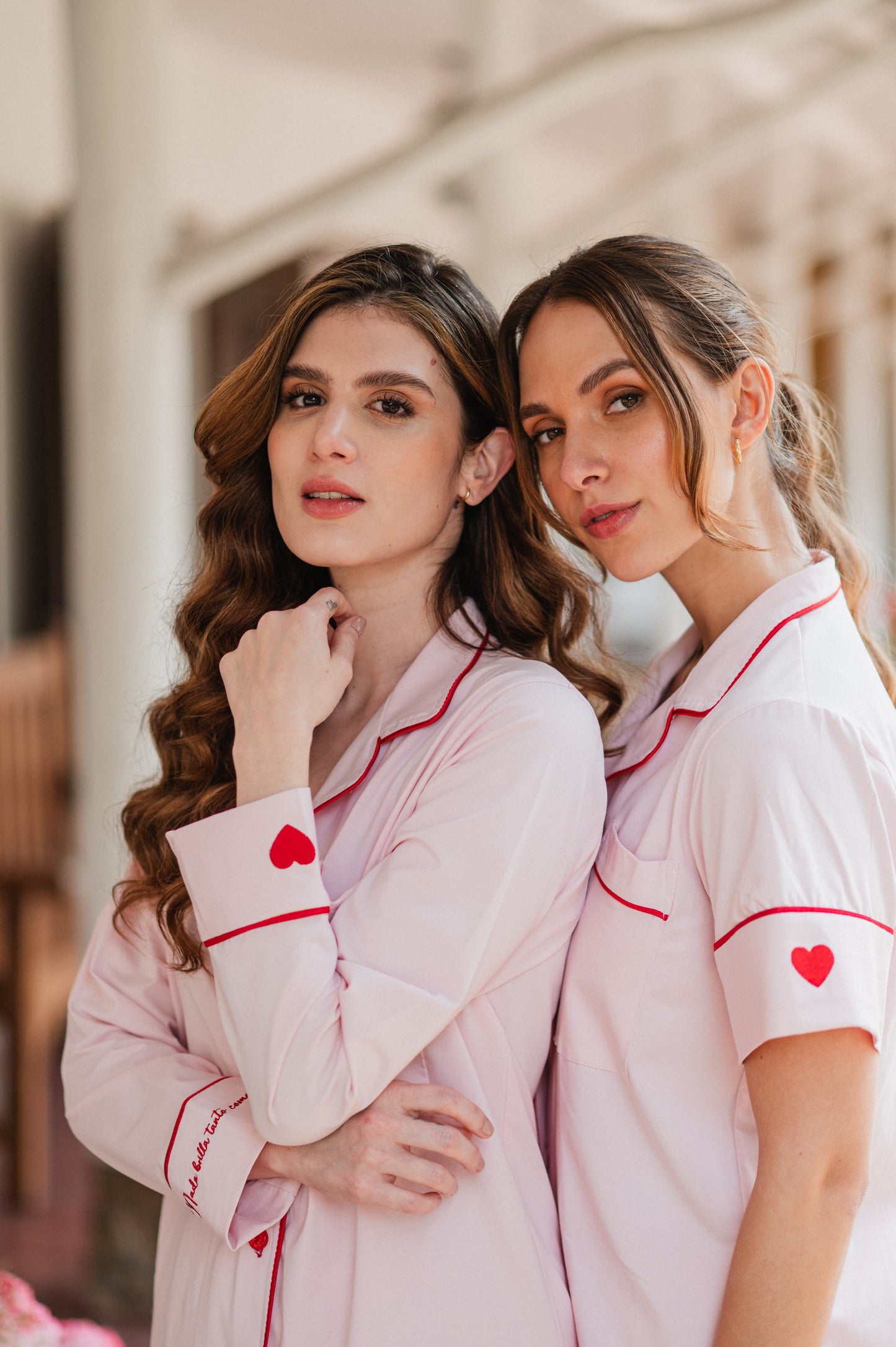Rosado Algodón 100% - Camisa Manga Larga y Pantalon