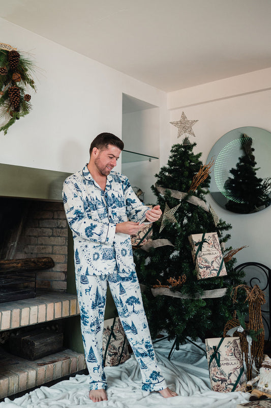 Villa de Santa Azul - Hombre: Camisa Manga Larga y Pantalon