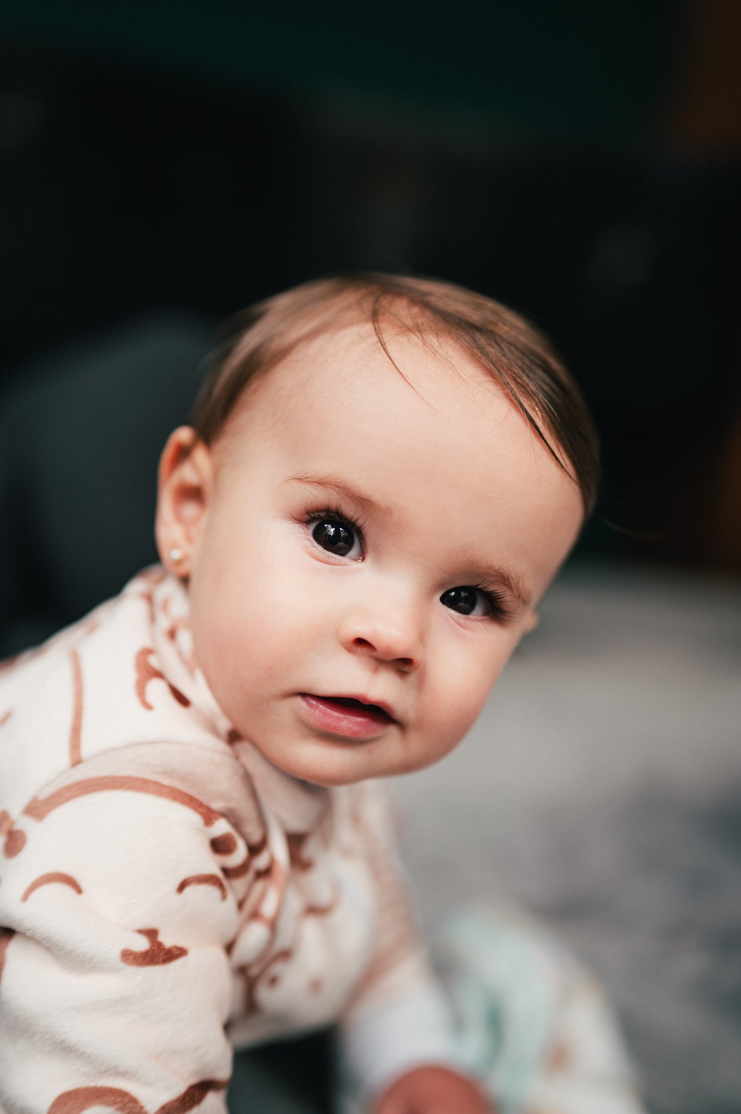 White Bear - Baby Onesie