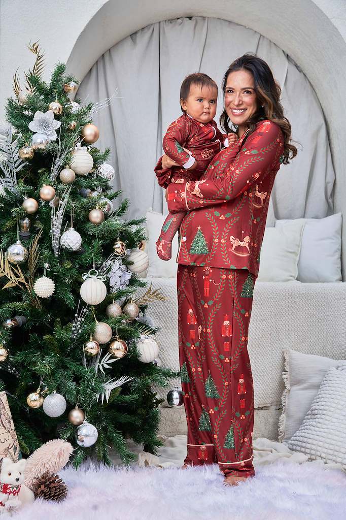 Cascanueces Rojo Maternidad- Manga Larga + Pantalon