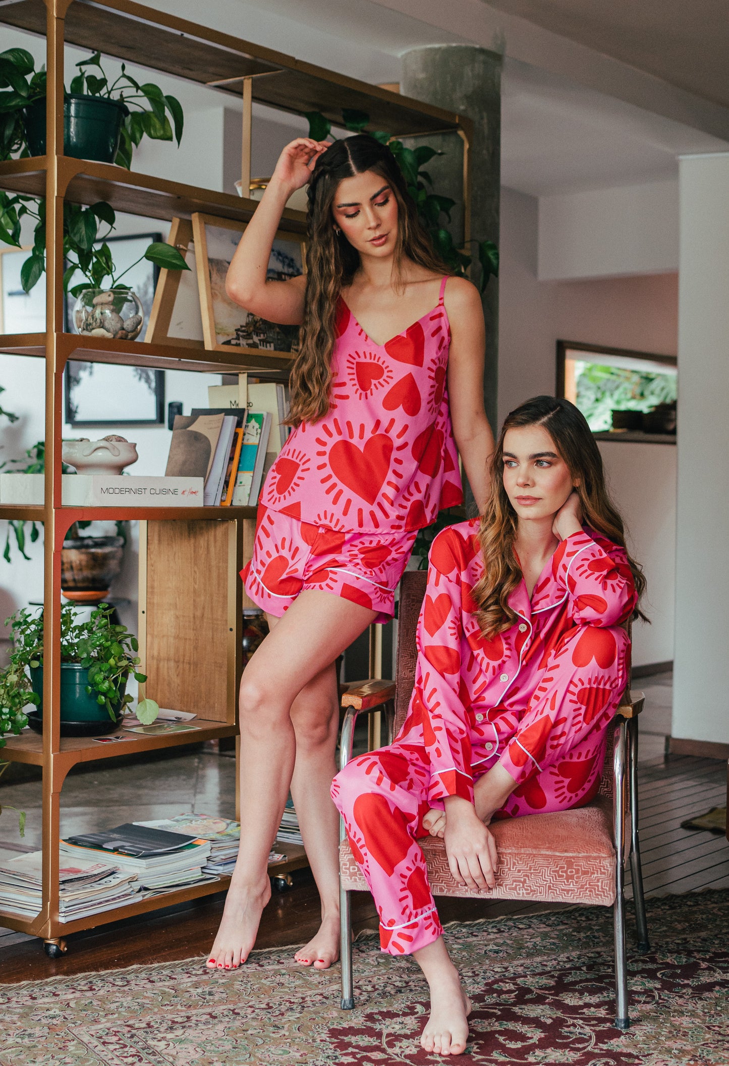 Amor Fucsia - Blusa de Tiritas y Short