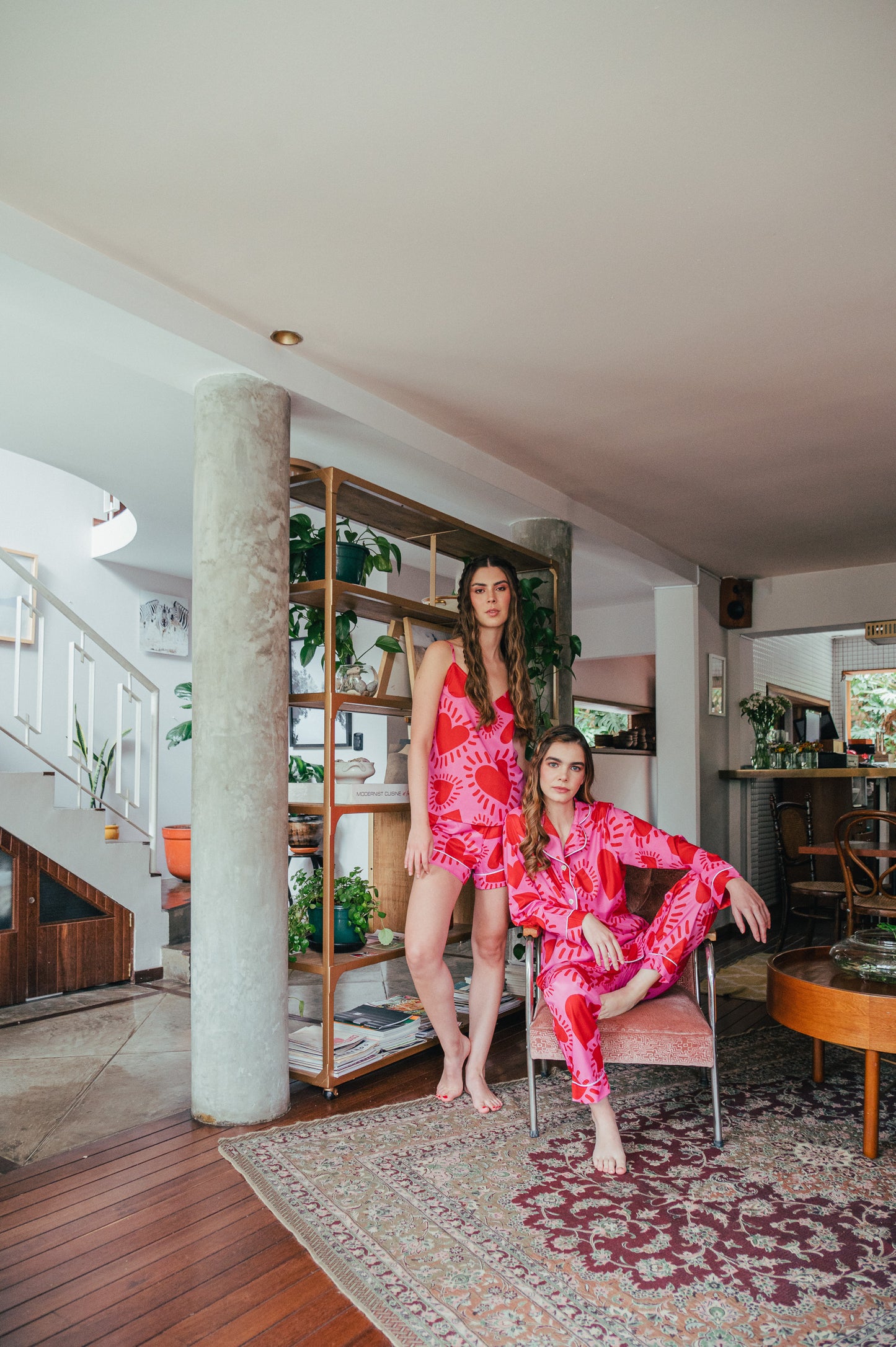 Amor Fucsia - Blusa de Tiritas y Short