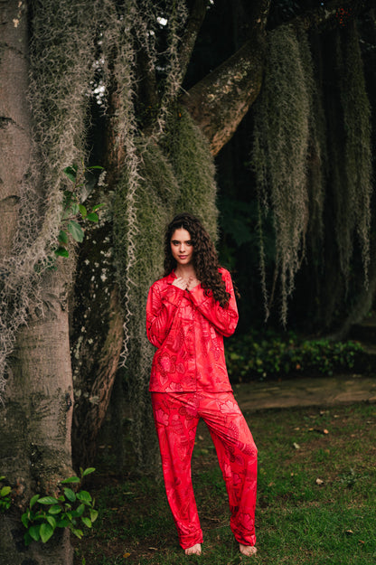 Amazonas Carmesi - Camisa Manga Larga y Pantalon