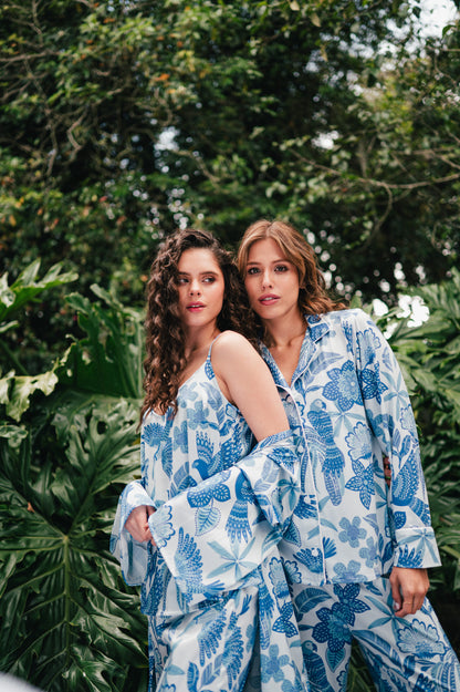 Amazonas Celeste - Camisa Manga Larga y Pantalon
