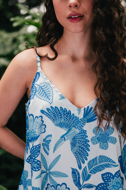 Amazonas Celeste - Tres Piezas levantadora, Tiritas y Pantalon