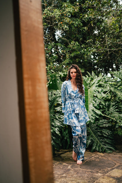 Amazonas Celeste - Tres Piezas levantadora, Tiritas y Pantalon