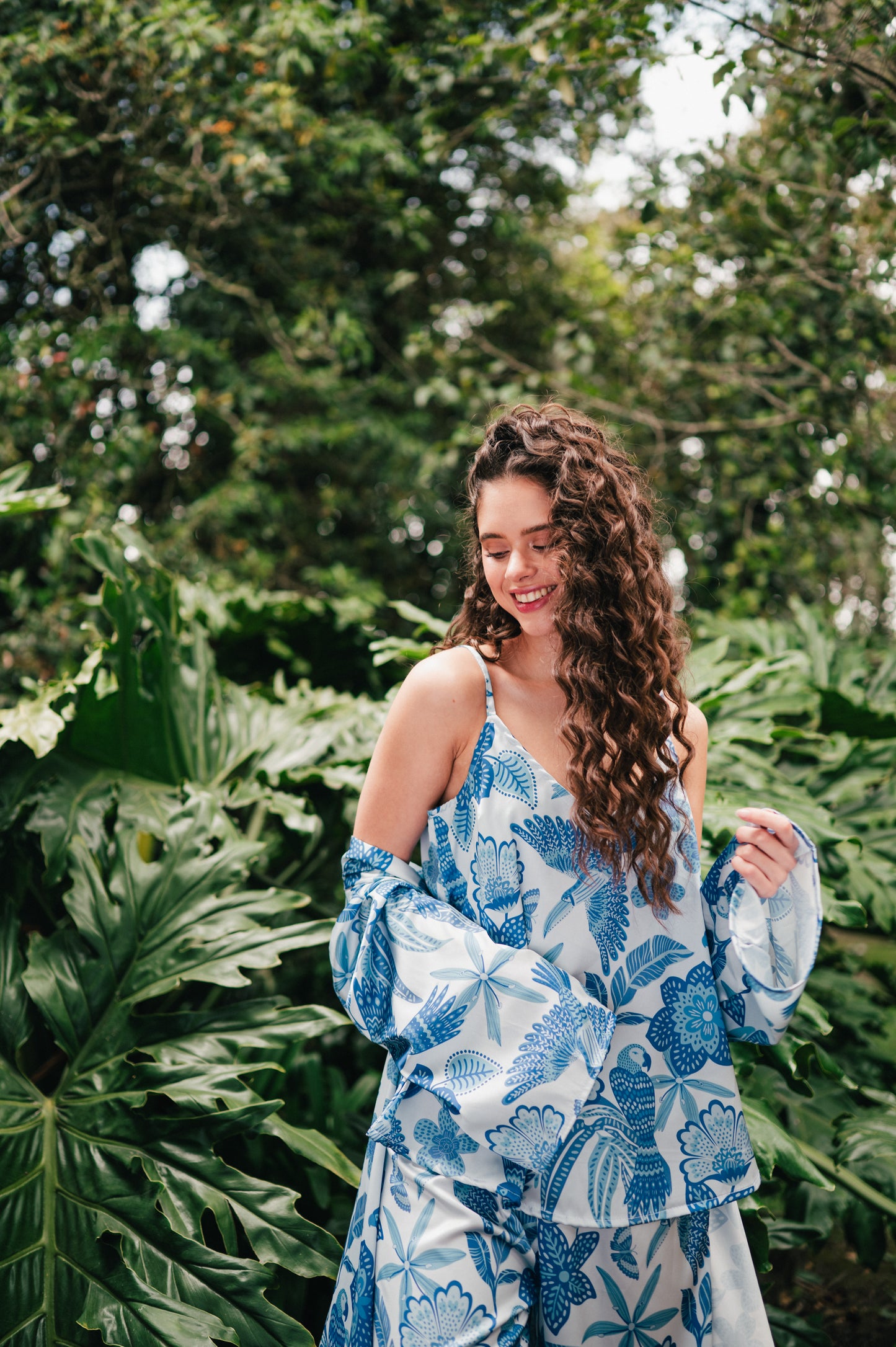 Amazonas Celeste - Tres Piezas levantadora, Tiritas y Pantalon