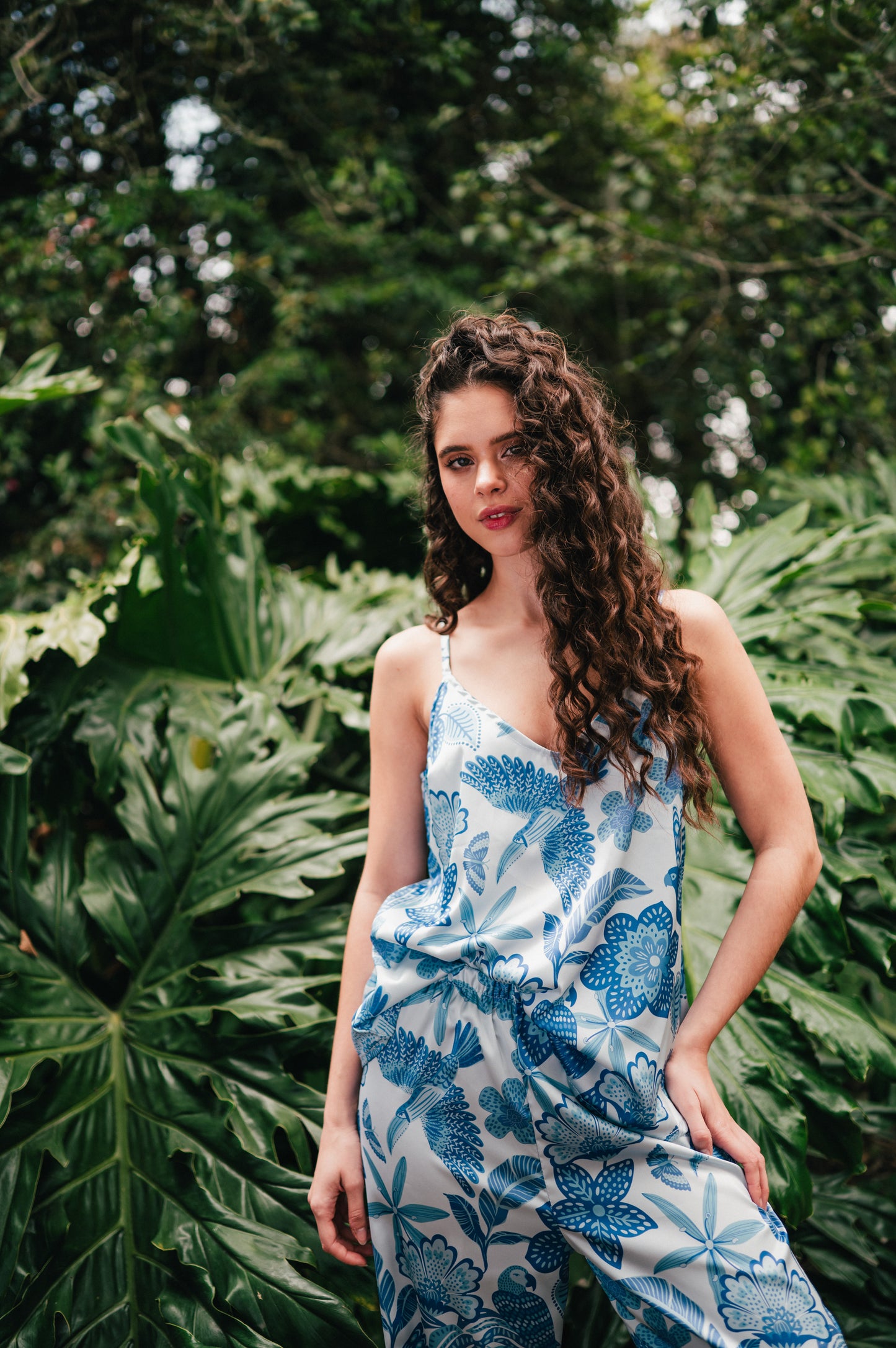 Amazonas Celeste - Tres Piezas levantadora, Tiritas y Pantalon