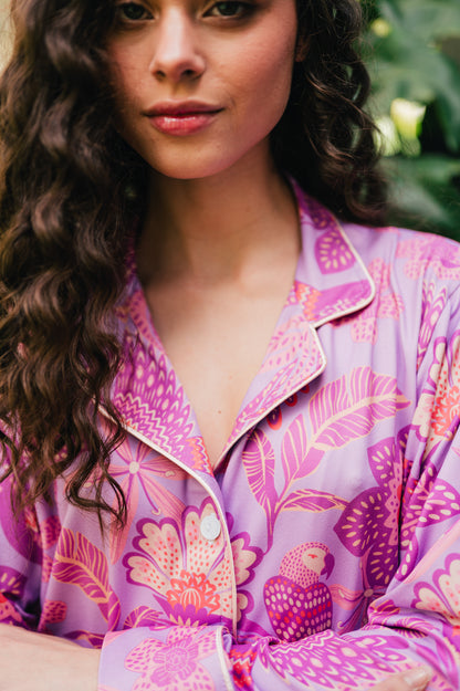 Amazonas Lila - Camisa Manga Larga y Pantalon