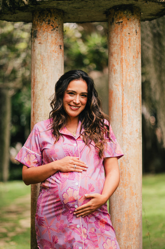Amazonas Lila - Camison Maternidad
