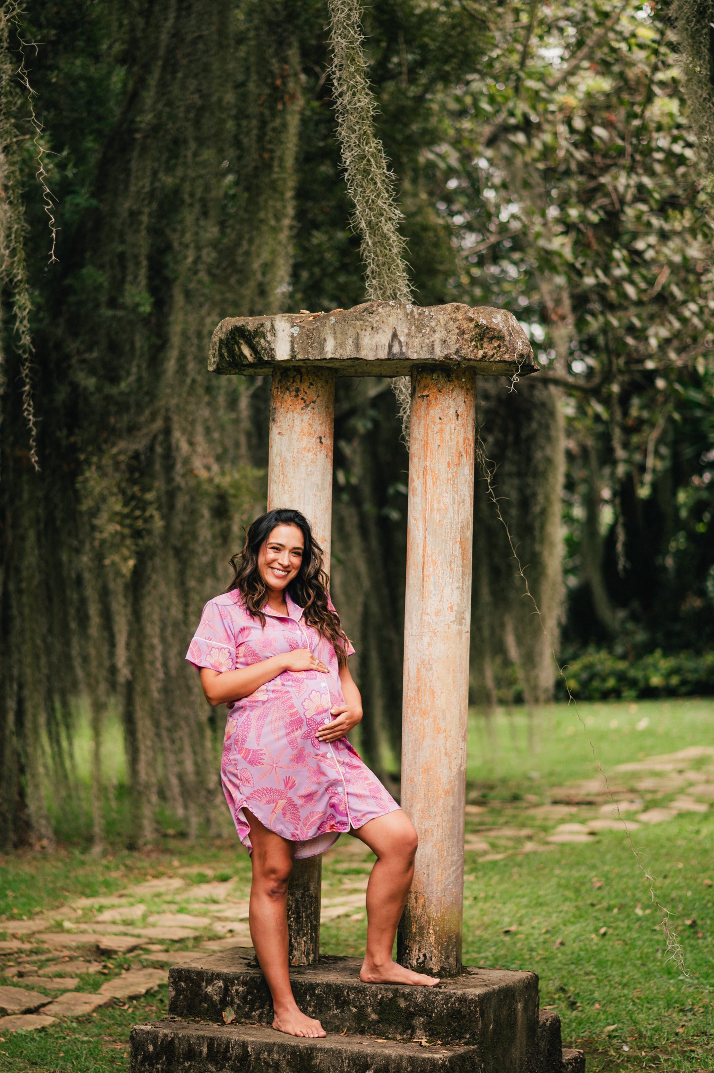 Amazonas Lila - Camison Maternidad