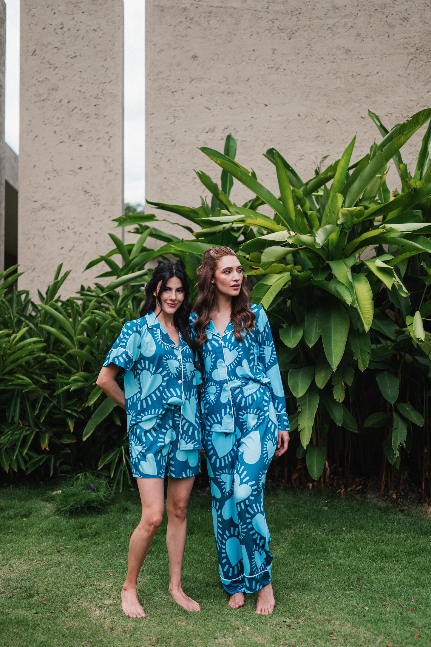Amor Azul - Camisa Manga Larga y Pantalon