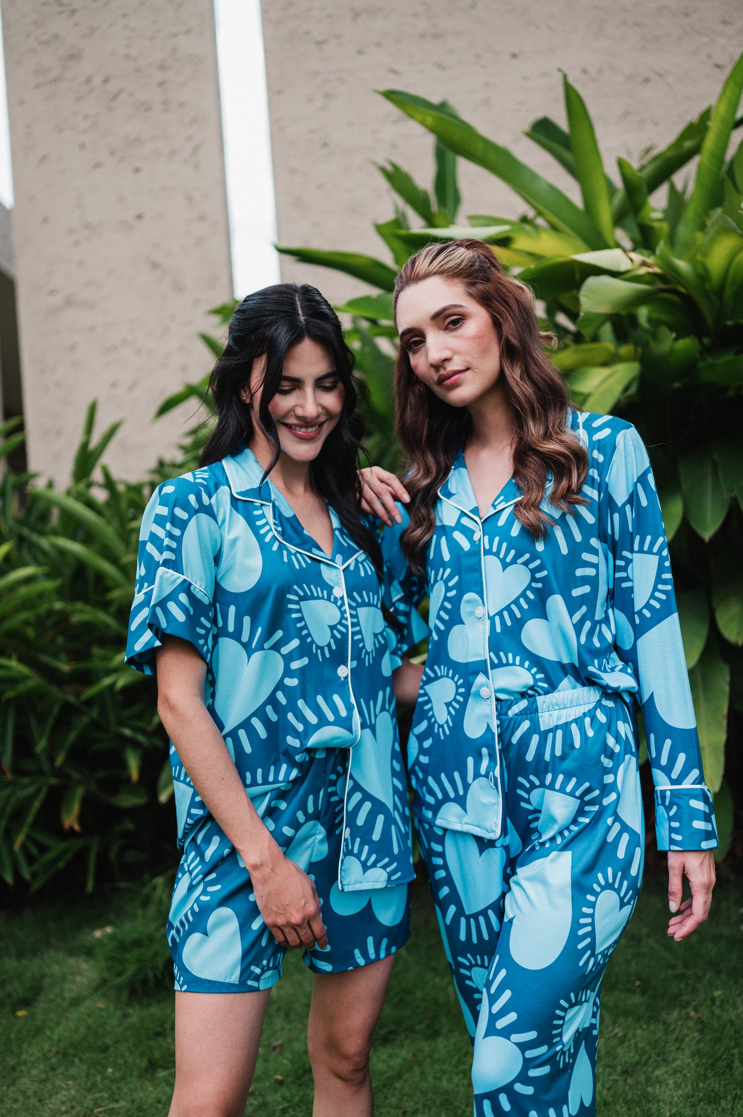 Amor Azul - Camisa Manga Larga y Pantalon