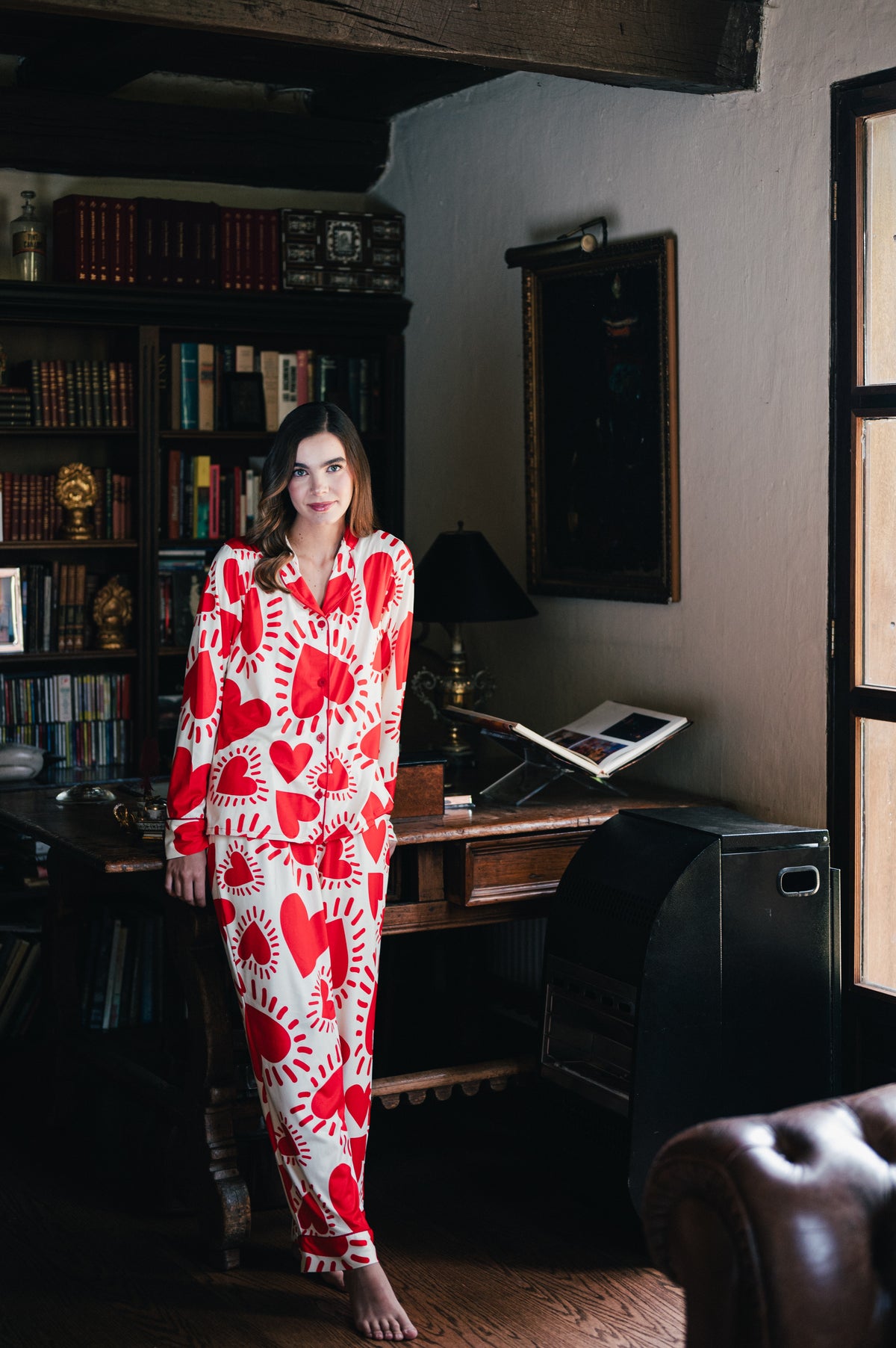 Amor Rojo - Camisa Manga Larga y Pantalon