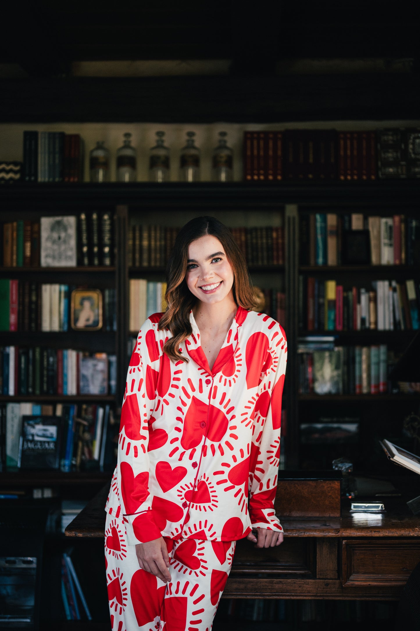 Amor Rojo - Camisa Manga Larga y Pantalon