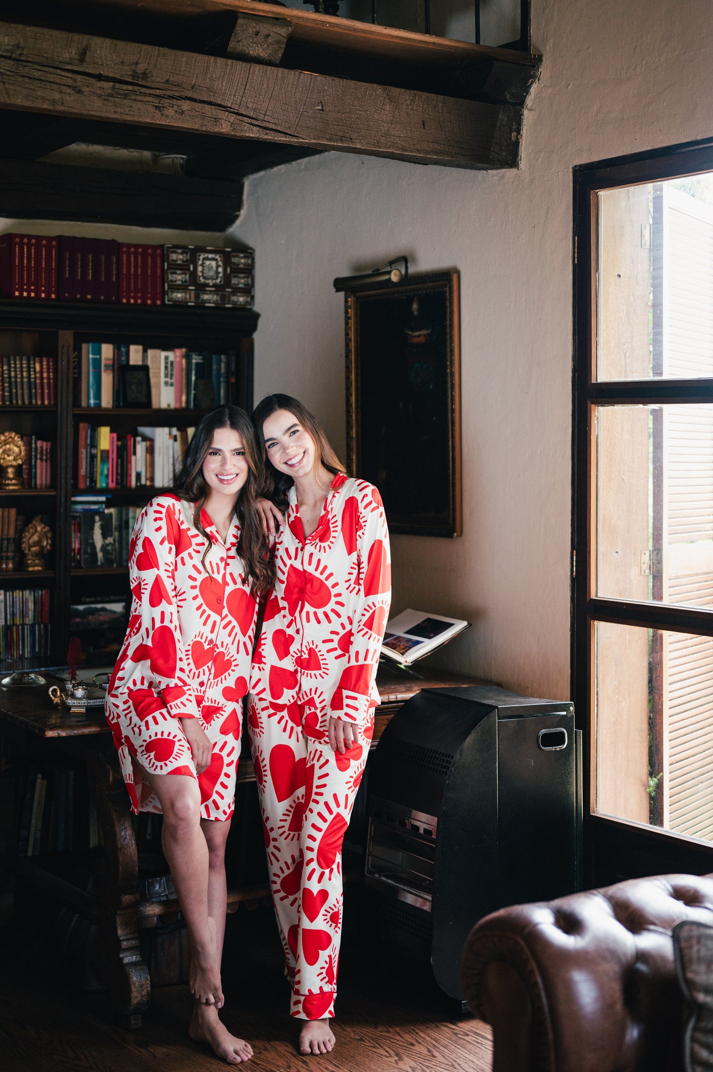 Amor Rojo - Camisa Manga Larga y Pantalon
