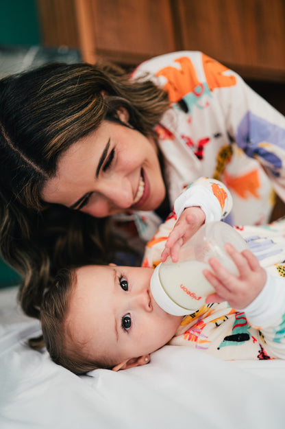 Animales de la Selva Print Pequeño - Baby Onesie
