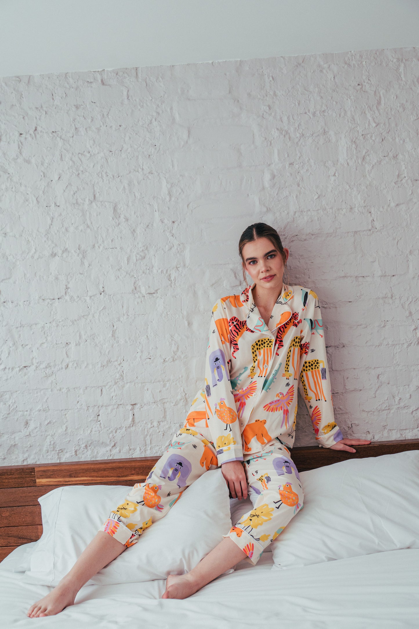 Animales de la Selva - Camisa Manga Larga y Pantalon