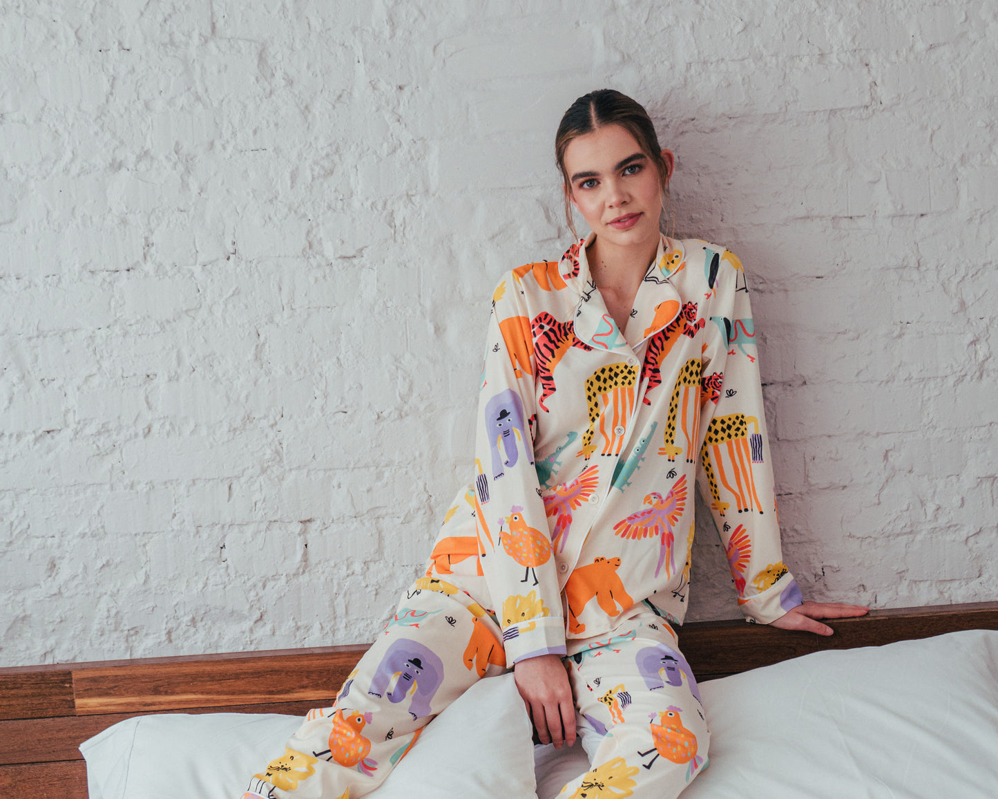 Animales de la Selva - Camisa Manga Larga y Pantalon