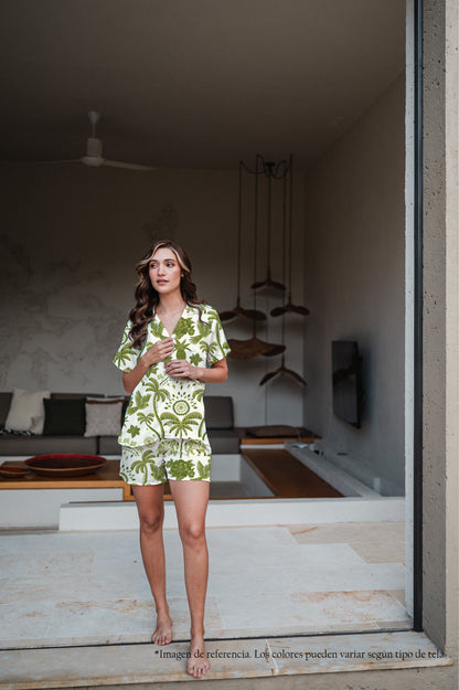 Bali Verde - Camisa Manga Corta y Short