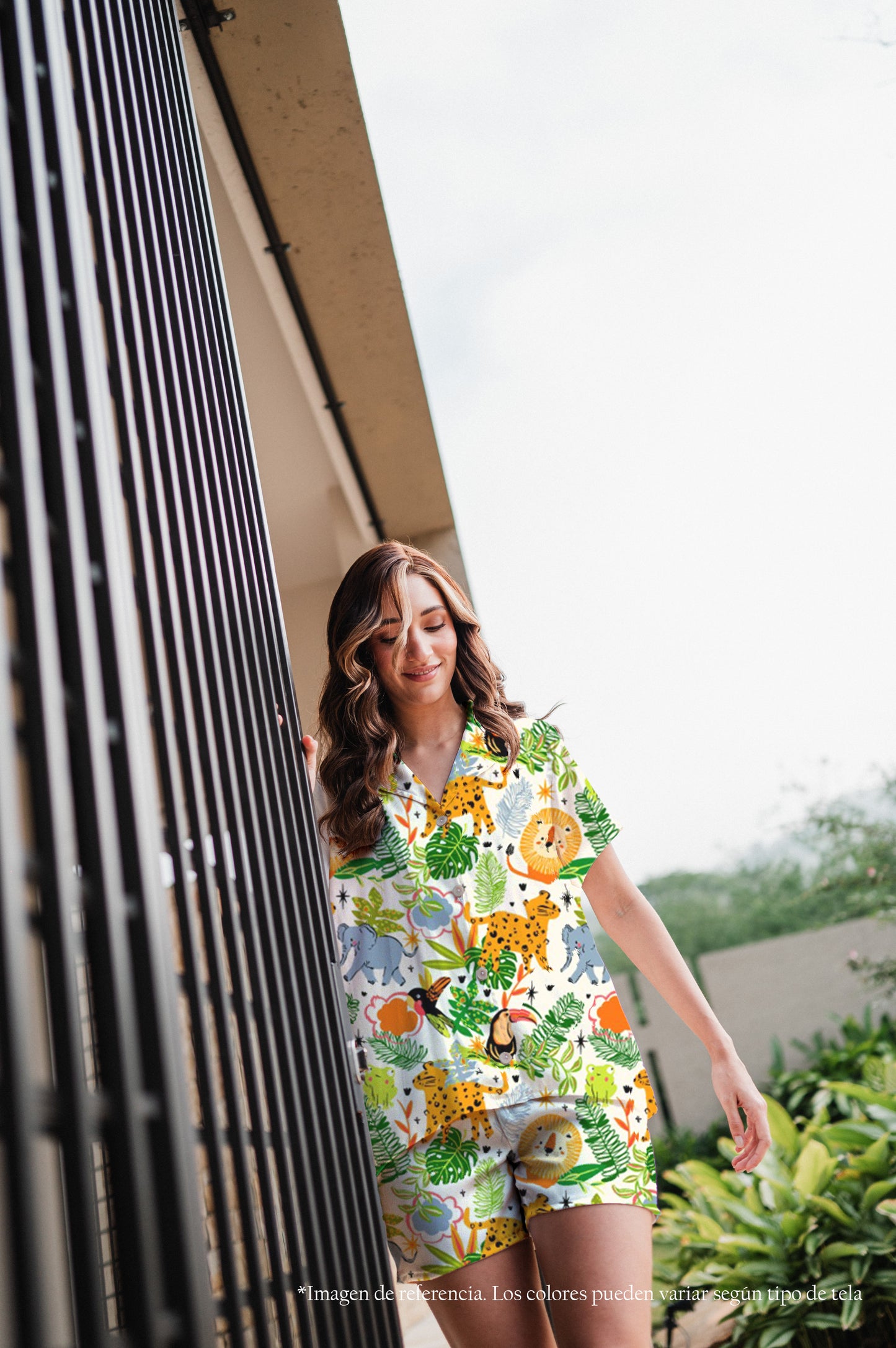 Bosque Tropical - Camisa Manga Corta y Short