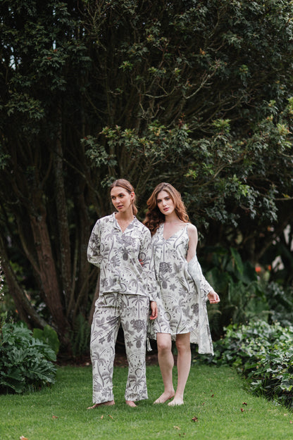 Bali Gris - Kimono y Bata