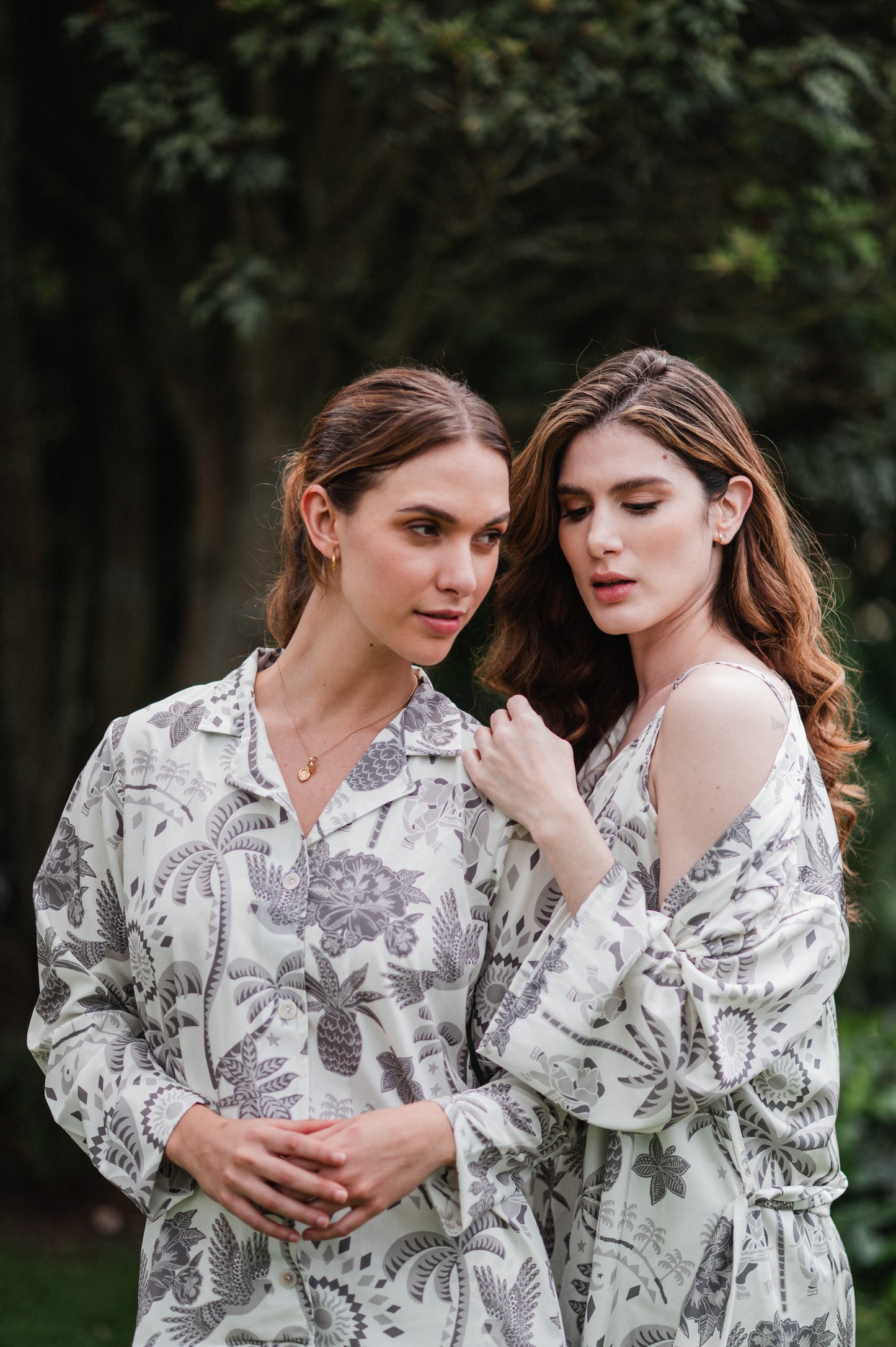Bali Gris - Kimono y Bata
